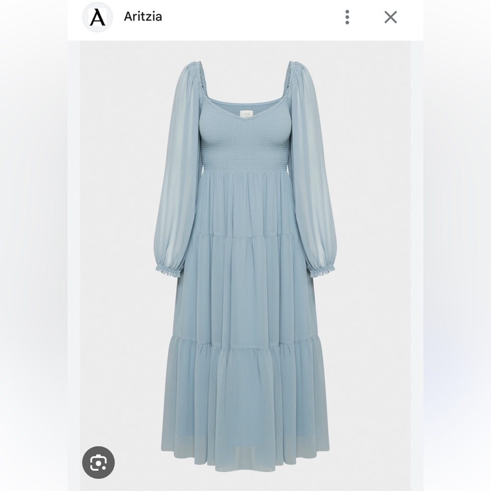 Aritzia Tuberose Long Sleeve Dress